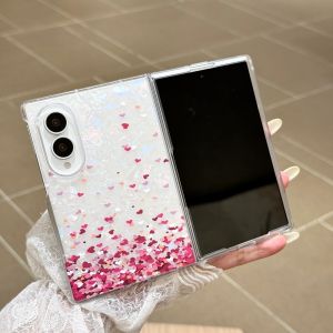 Ốp Lưng Thiết Kế Hình Lá Hoa Tulip Sang Trọng Dành Cho Samsung Galaxy Z Fold 8/7/6/5 - Z Fold8 Vỏ PC Họa Tiết Vỏ Nhiều Màu Sắc Chống Trầy Xước Hai Lớp Chắc Chắn Nhẹ Chống Trượt
