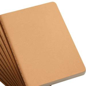 Brown Packing Paper Notebook A4 Thickened Junior High School Student B5 Exercise Book for Postgraduate Entrance Examination Soft Copy Learning Large Notepad 2024 New Arrival Diary Notebook Horizontal Line Book Practice Note
