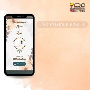 UNDANGAN PERNIKAHAN DIGITAL WEBSITE CANTIK ELEGAN DAN UNIK