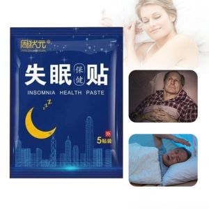 Natural Herbal Sleep Aid Patch Insomnia Sleep Stickers Improve Insomnia Brain Massage Relax Stickers Plant Sleeping Sticker Relieve Anxiety Headache Stress Sticker