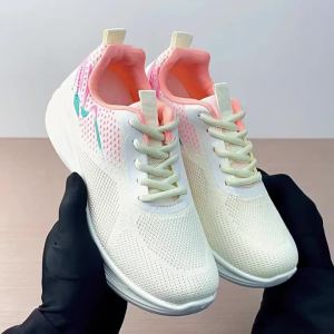 la Giày Nữ 2024 Giày Chạy Bộ Mùa Thu Mới Nhà Máy Bán Hàng Trực Tiếp Đế Mềm Thoải Mái Thoáng Khí Ngoại Thương Giày Thể Thao Thoáng Khí Nữ