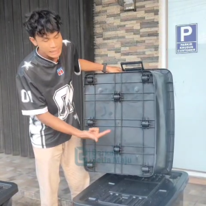 Container Box Jumbo cb 130 Liter Kotak Penyimanan Multifungsi KB 140 Akako Storage Hitam