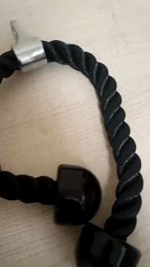 3H Tali Latihan Tricep/Biceps | Single/Double Pull Rope| Arm Muscle Building | Gym Workout Equipment