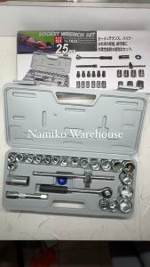 Kunci Socket Tool Kit Set MIWARI 25 Pcs