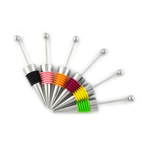DIY Wine Bottle Stopper Blank Making Kits Bead Decorated Bar Accessories Beadable Bottle Stoppers for Wine Present Wedding