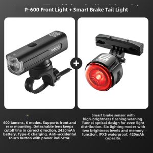 RockBros | Smart Sensing Bicycle Tail Light