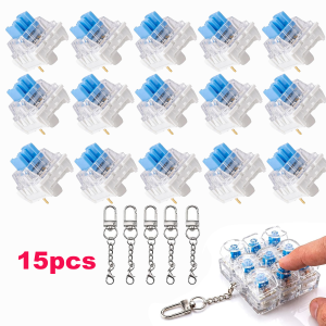 Công Tắc Bàn Phím Cơ Kiểu 3 Chân Clicky Tiếng Bấm Sắc Nét Bền Bỉ Dành Cho Đồ Chơi In 3D - Bộ Bấm Bàn Phím Dành Cho Đồ In 3D