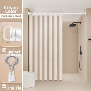 WEILAISHI | Magnetic High-Grade Waterproof Bathroom Curtain