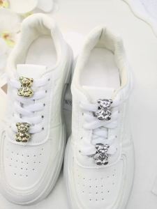 2/4PCS Mặt Dây Trang Trí Giày Hình Gấu Vàng DIY Phụ Kiện Kẹp Dây Giày Sneaker Nữ Dành Cho Giáng Sinh Halloween Trang Trí Động Vật Phong Cách Thường Ngày/Thể Thao