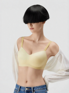 Bananain | Soft Color Contrast Smooth Back Gather Underwear