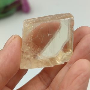 100g Bulk Natural Stone Clear White/Yellow Calcite Iceland Spar Minerals Quartz Energy Specimen Raw Crystal Stones Healing Reiki