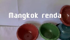 Mangkok Renda apel 06 elg paket 1 s/d 600 pcs serbaguna berkualitas diameter 14 cm