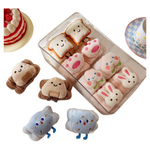 Waterproof Bread Slice Wristband Cute Cheese Toastie Strawberry Bear Rice Ball Absorbent Hairband Original Design Fashion Accessory