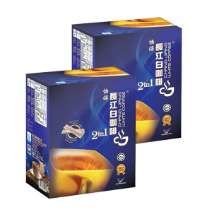 Ipoh Changjiang 2-in-1 Instant White Coffee from Malaysia 300g Gift Box Spray Drying Process Imported Quality Coffee