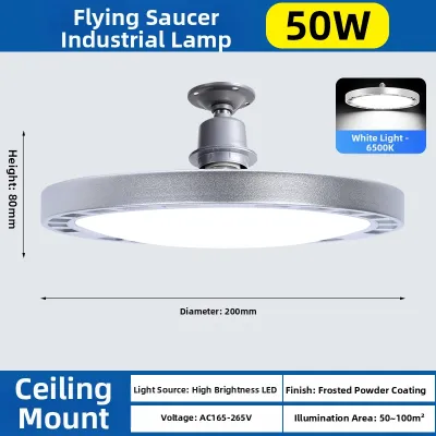 YABIAO | Waterproof Dustproof Super Bright Industrial UFO LED Light e27 Base