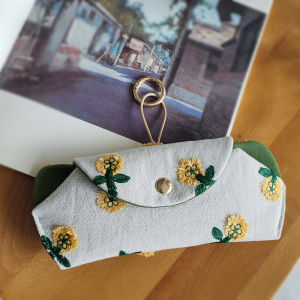 Portable Fabric Eyeglass Storage Bag Hanging Case Protective Cover for Myopia Glasses And Sunglasses Anti-pressure Convenient