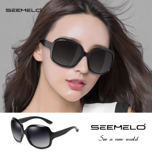 SEEMELO Fashion Womens Sunglasses Oversized Round Frame Sunglasses Polarized Sunglasses UV400 TAC Lens Sunglasses Outdoor Activities Sports Sunglasses Driving Fishing Shopping Eyewear Sun Glasses