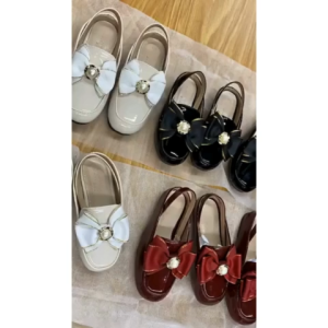 Sepatu Sandal Selop Tali Belakang Model Pita Permata Cantik sandal slop anak trendy fashion terbaru