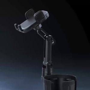Cup Holder Phone Mount Universal Cup Holder Expander with Long Arm 360°Rotation Cup Phone Holder for Car Fits All 4-7” Phone