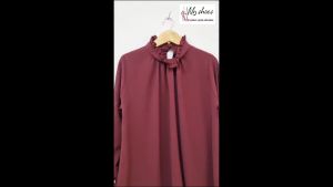 LILY SHOES - Dm23 Baju Blouse Wanita Moscrape Premium Trendy