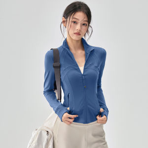 FITNESSGIRL | Fitness Yoga Training Top Slim Fit Long Sleeve Collar