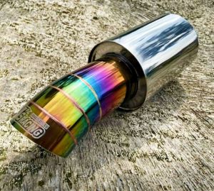 Knalpot mobil Racing  js racing pelangi suara full bass harga promo