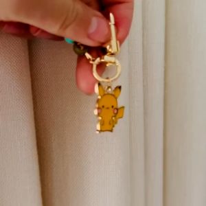 🇸🇬 Pokemon Handmade Custom Name Keychain Personalised Pikachu Squirtle Charmander Childrens Day Gift