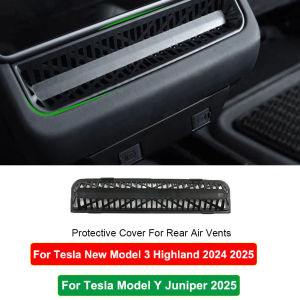 for New Tesla Model 3 Y Juniper Highland 2025 2026 Launch Rear Air Outlet Cover Rear Air Vent Panel Protective Anti Blocking