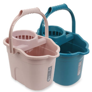 Wosijia Hand Pressure Mop Bucket Large Household Water Bucket Tobo Para Coleto Thickened Twist Bucket with Roller Floor Mop Bucket