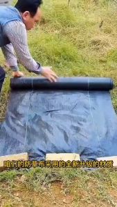 Thickest garden weed barrier fabric Durable heavy duty garden grass cloth weeding control membrane ground cover landscape mesh for garden trellings covering membrane