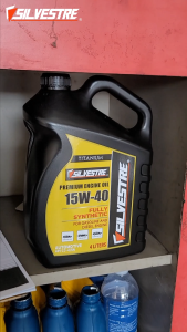 SILVESTRE Titanium 15W-40 Fully Synthetic Engine Oil for Gasoline & Diesel Engines API CJ-4/SN High-Performance 4 Liters