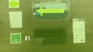 POWERLONG PH One Click Easy Install Tempered Glass Full Screen Protector for iPhone 15 / iPhone 15 Pro Max / iPhone 16