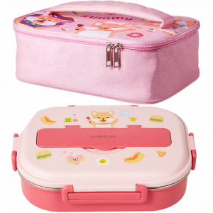 LocknLock | Stainless Steel Lunch Box for Student Use Partitioned