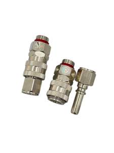 Khớp nối nhanh kèm chống xoắn dây rửa xe cao áp - Đầu đuôi ren 14mm tiện lợi
