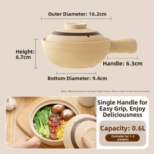 Rice Cooker Special Pot Single Handle