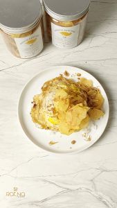 Keripik Kentang Ebi Bawang Goreng Original Non MSG HALAL Toples 1300ml [ Rat.Na ] | Kripik Snack Kentang Ebi