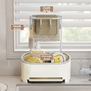Kitchen Sink Organizer Drain Rack