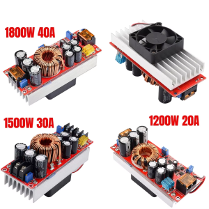 diymore | 1200W/1500W/1800W 20A/30A/40A DC-DC Boost Converter Step Up Power Supply Module 10-60V to 12-90V Adjustable Voltage Charger