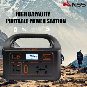 NSS 150W Portable Solar Generator: 12000mAh Power Station with Battery & Solar Panel