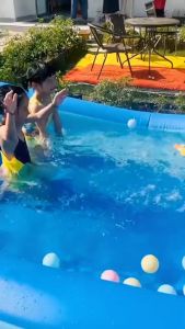 Bể Bơi Trẻ Em Bể Bơi Summer Cho Bé Hình Chữ Nhật Nhiều Kích Cỡphao bơi chất liệu dày dặn chống trơn trượt