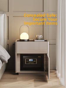 Safe Integrated Multifunctional Nightstand Easy Assembly