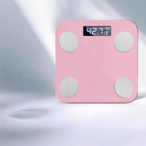 Smart Mini Electronic Scale Body Fat Analyzer Precision Charging Health Weight Loss Tracker Bluetooth Steel Glass Display