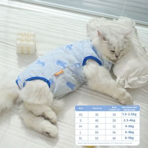 HOOPET | Shedding Prevention Summer Tummy Protection Cat Clothes Pure Cotton