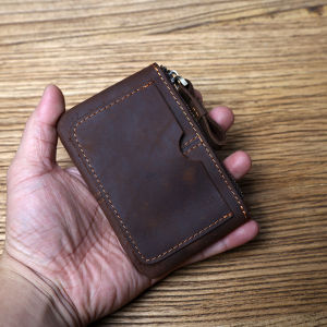 2024 Retro Crazy Horse Leather Men's Small Wallet: A Comprehensive Guide