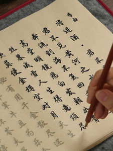 Beginner Calligraphy Practice Set Red Tracing Paper Traditional Chinese Brush Script Adult Learning Kit Xuan Paper Included