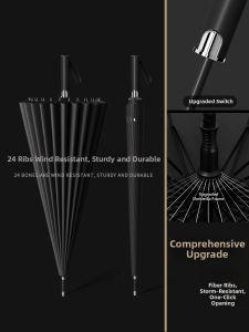 MUZHOUYU | Wind Resistant Umbrella Strong For Heavy Rain