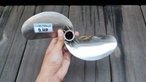 Tipe 9.HP Baling-Baling Perahu Stainless by Daha Propeller