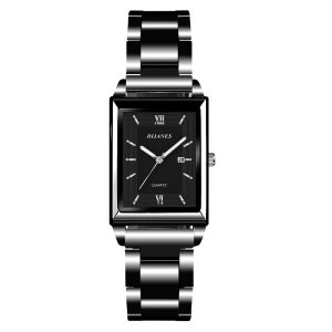 Fashion Calendar Sport Mens Wristwatch Luxury Business Golden Silver Stainless Steel Quartz Watches for Man Reloj De Hombre