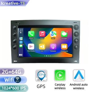 Car Radio Android for Renault Megane 2 2002-2009 Wireless Carplay Multimedia Autoaudio Head Unit 7" Naviagtion 2din Car Stereo