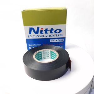 Lakban Listrik Nitto Pvc 18Mm X 25M Hitam